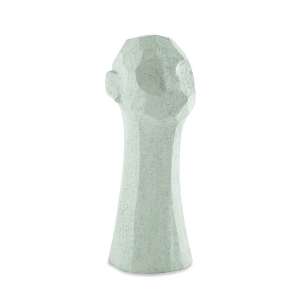 Escultura Face em Poliresina Off White - 39cm