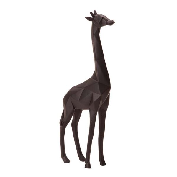 Escultura Girafa em Poliresina - 37,5cm